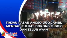 Tinjau Pasar Angso Duo Jambi, Mendag Zulhas Borong Migor dan Telur Ayam