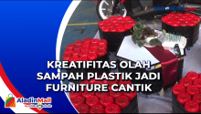 Kreatifitas Olah Sampah Plastik Jadi Furniture Cantik