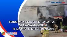 Toko Alat Musik Dilalap Api di Rawamangun, 15  Damkar Diterjunkan
