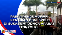 Paska Pengumuman Kenaikan BBM, SPBU di Sukabumi Dijaga Aparat TNI/Polri