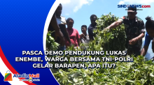 Pasca Demo Pendukung Lukas Enembe, Warga Bersama TNI-polri Gelar Barapen, Apa Itu?