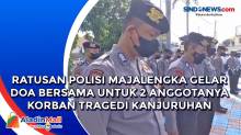 Ratusan Polisi Majalengka Gelar Doa Bersama untuk 2 Anggotanya Korban Tragedi Kanjuruhan
