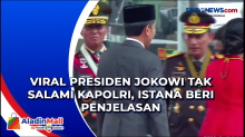 Viral Presiden Jokowi Tak Salami Kapolri, Istana Beri Penjelasan