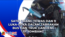 Satu Orang Tewas dan 9 Luka-Luka dalam Tabrakan Bus dan Truk Gandeng di Jombang