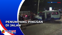 Penumpang Terlempar saat Angkot Tabrak Separator di Jalan RE Martadinata