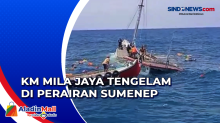 Kandas setelah Tabrak Karang KM Mila Jaya Tengelam di Perairan Sumenep