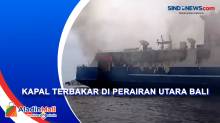 Angkut Ratusan Penumpang, Kapal Mutiara 1 Terbakar di Perairan Utara Bali