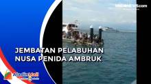 Jembatan Penyeberangan di Nusa Penida Ambruk, Penumpang Tercebur ke Laut