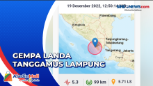 Gempa Magnitudo 5,3 Landa Tanggamus Lampung
