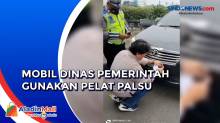 Viral, Pengemudi Mobil Dinas Pemerintah Gagal Kelabuhi Polisi Gunakan Pelat Palsu