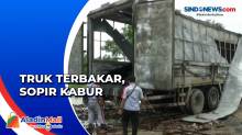 Truk Kontainer Terbakar di Jawa Timur, Sopir Melarikan Diri