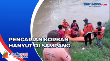 Tim SAR Sisir Sungai Cari Manusia Silver yang Hanyut di Sampang