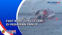 Fast Boat Rute Nusa Penida-Sanur Tenggelam di Perairan Sanur