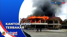 Kantor DPRD Indragiri Hulu Terbakar, Pegawai Panik Selamatkan Diri