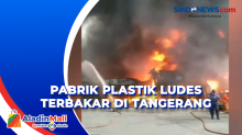 Pabrik Plastik Kemasan Ludes Terbakar akibat Korsleting Listrik di Tangerang