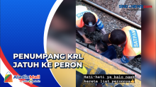 Detik-Detik Evakuasi Penumpang KRL yang Jatuh ke Peron di Stasiun Sudirman