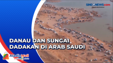 Heboh Kemunculan Danau dan Sungai Dadakan Usai Pegunungan Hijau di Arab Saudi