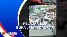 Heroik, Siswa SMP Bantu Buka Jalan Mobil Damkar Bogor yang Terjebak Macet