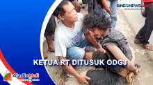 Tak Terima Ditegur, Ketua RT Ditusuk ODGJ di Nagrak Sukabumi