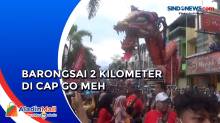 Puluhan Barongsai Sepanjang 2 KilometerMeriahkan Cap Go Meh di Sukabumi