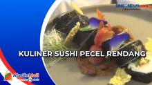 Unik, Kuliner Sushi Pecel Rendang, Sajian Ala Jepang dengan Indonesia