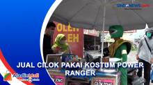 Kisah Juwanso Penjual Cilok di Sleman Berkostum Power Ranger