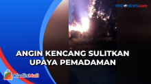 Gudang Pabrik Pengolahan Ban Bekas Terbakar di Cirebon