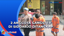 Sempat Viral di Media Sosial, 2 Anggota Gangster di Sidoarjo Ditangkap