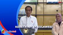 Jokowi Resmikan Kereta Api Pertama di Sulawesi