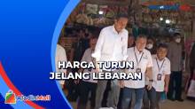 Kunjungi Pasar Johar Baru, Presiden Jokowi Pastikan Harga Kebutuhan Pokok Turun
