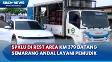 SPKLU di Rest Area KM 379 Batang Semarang Andal Layani Pemudik