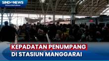 Hari Ketiga Kerja, Penumpang dari Kota Banyak yang Transit di Stasiun Manggarai