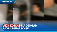 Viral Aksi Koboi Pria dengan Mobil Dinas Polisi, Todong dan Aniaya Pengemudi di Tol Jakarta-Tangerang