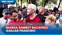 Olahraga di Gasibu Bandung, Ganjar Pranowo Disambut Antusias Warga