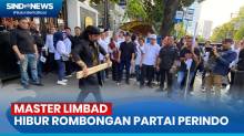 Atraksi Master Limbad Meriahkan Pendaftaran Bacaleg Partai Perindo