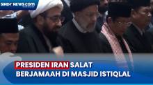 Presiden Iran Ebrahim Raisi Salat Berjamaah di Masjid Istiqlal