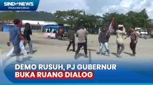 Pj Gubernur Sulbar Dialog dengan Mahasiswa saat Demo Rusuh