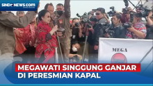 Megawati Singgung Ganjar Pranowo di Acara Peresmian Kapal Laksamana Malahayati