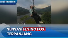 Pacu Adrenalin dengan Flying Fox Terpanjang se-Indonesia di Kawasan Wisata Situ Gunung Sukabumi