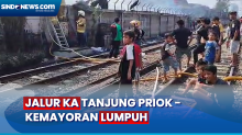 Kebakaran Hebat di Pademangan, Jalur Kereta Api Tanjung Priok-Kemayoran Lumpuh