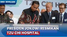 Presiden Jokowi Resmikan Tzu Chi Hospital Didampingi Prabowo