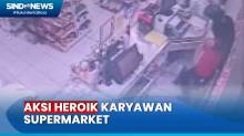 Aksi Heroik Karyawan Supermarket Gagalkan Perampokan dengan Sajam di Pamulang
