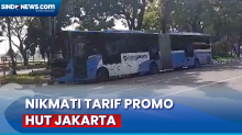 Tarif Rp1 di HUT Jakarta, Penumpang TransJakarta Berharap Promo Tarif Diperpanjang Seminggu