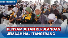 Kepulangan Jemaah Haji Asal Tangerang Disambut Antusias