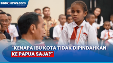 Jokowi Ditanya Siswa Kenapa Ibu Kota Tak Dipindah ke Papua, Begini Responsnya