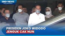 Presiden Jokowi Jenguk Cak Nun di RSUP Sardjito Yogyakarta