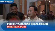 Prabowo Subianto Respons Permintaan Bobby Agar Begal Medan Ditembak Mati