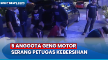 5 Anggota Geng Motor Ditangkap Usai Serang Petugas Kebersihan dengan Busur Panah