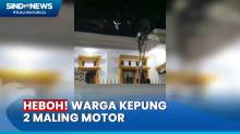 Sembunyi di Atap, Warga Kepung dan Tangkap 2 Maling Motor di Tanjung Priok