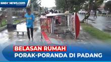 Angin Puting Beliung Terbangkan Belasan Atap Rumah di Padang